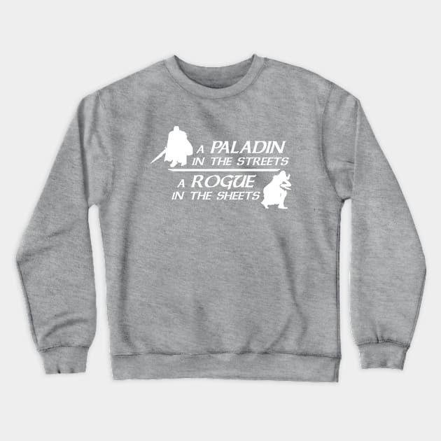 Show your multi-class abilities. ;) Crewneck Sweatshirt by woodnsheep